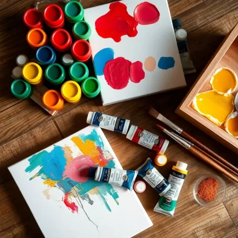 Co można namalować farbami akrylowymi