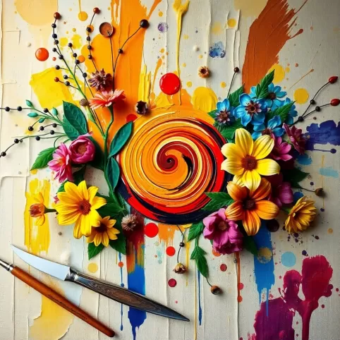 Co można namalować farbami na płótnie