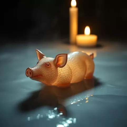 Co oznacza świnia z wosku