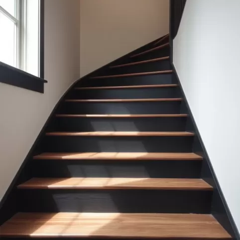 Czarna farba do schodów drewnianych