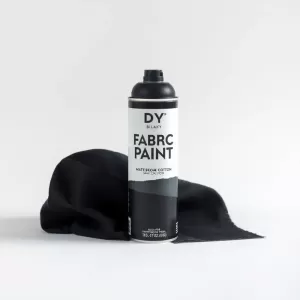 Czarna Farba do tkanin w sprayu