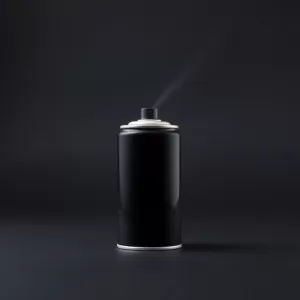 Czarny lakier w sprayu do plastiku