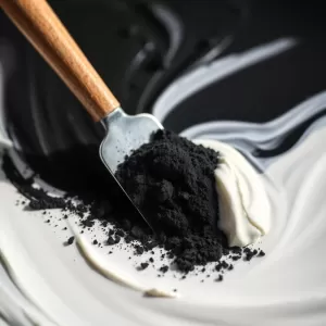 Czarny pigment do białej farby