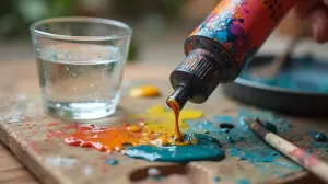 Czy do farb olejnych używa się wody