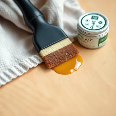 Czym nakładać wosk na drewno