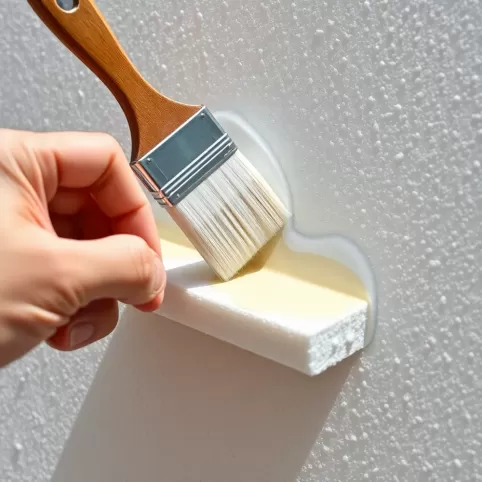 Czym pomalować klej na styropianie