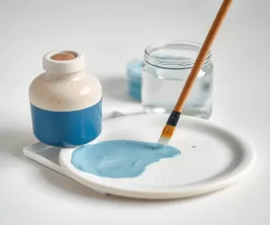 Czym rozcieńczyć farbę ceramiczną