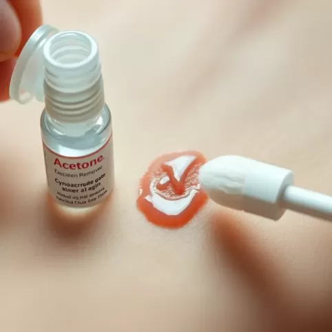 Czym zmyć klej cyjanoakrylowy ze skóry