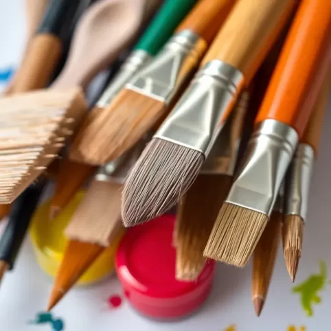 Dobre pędzle do farb akrylowych