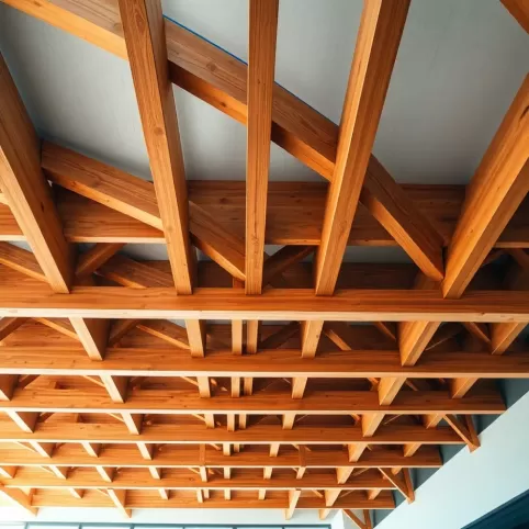 Dźwigary z drewna klejonego