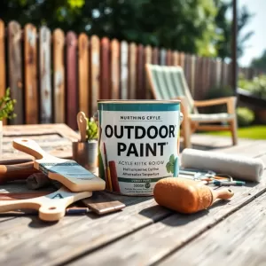Farba akrylowa do drewna na zewnątrz