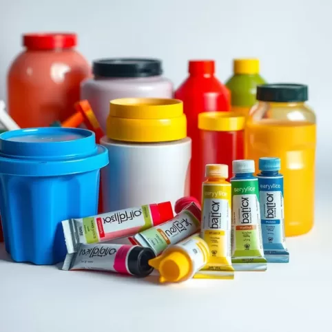 Farba akrylowa do tworzyw sztucznych