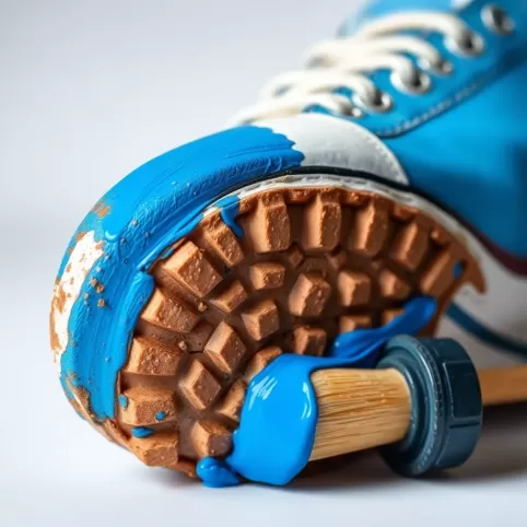 Farba do gumy butów