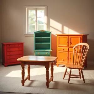 Farba do mebli sosnowych