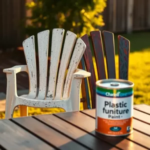 Farba do plastikowych mebli ogrodowych