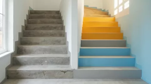 Farba do schodów betonowych wewnętrznych