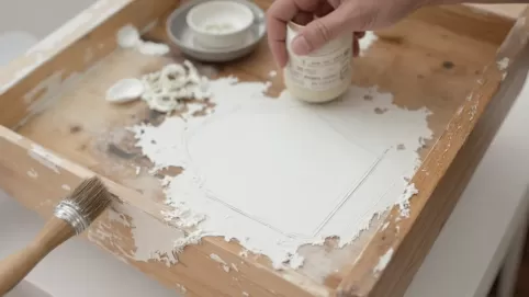 Farba kredowa do mebli z okleiny