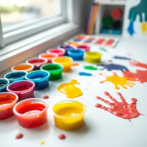 Farby dla dzieci do malowania palcami