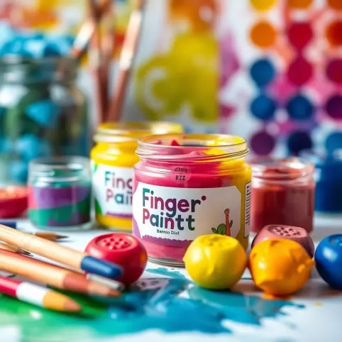 Farby do malowania palcami Bambino