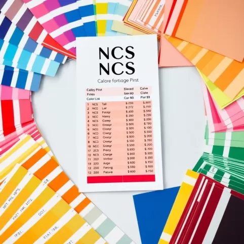 Farby NCS cennik