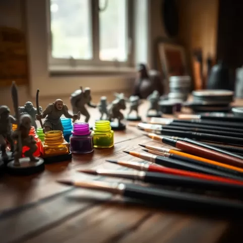 Figurki do malowania FARBAMI