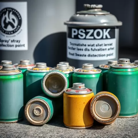 Gdzie wyrzucać puszki po farbie w sprayu