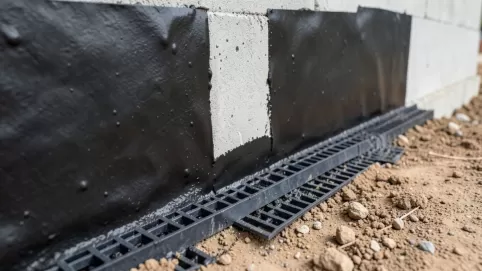 hydroizolacja pionowa ścian fundamentowych