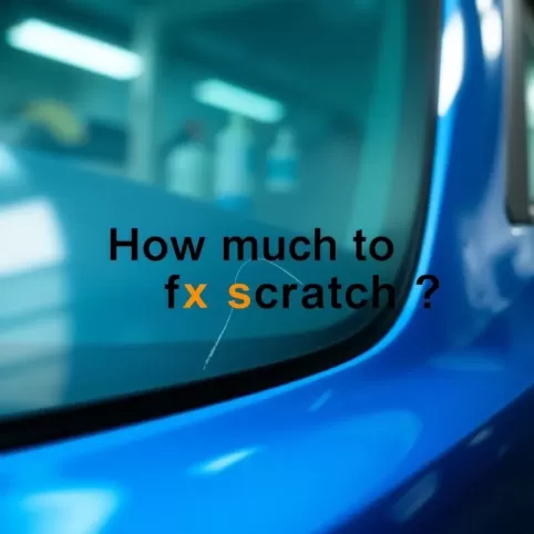 Ile kosztuje usunięcie rysy u lakiernika