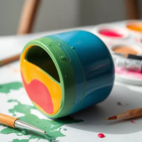 Ile schnie farba akrylowa na plastiku