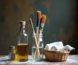 Jak myć pędzle po farbie olejnej