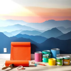 Jak Namalować Góry Na Ścianie