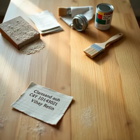 Jak odnowić drewniany lakierowany stół