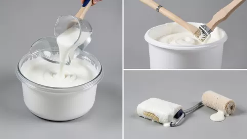 jak rozcieńczyć farbę lateksową