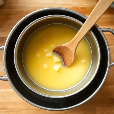 Jak stopić wosk pszczeli w garnku