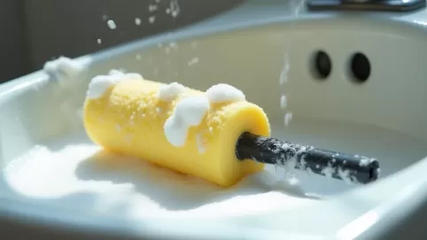 Jak umyć wałek po farbie lateksowej