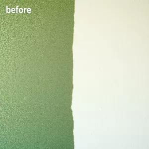 Jak usunąć farbę z brokatem ze ściany