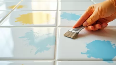 jak usunąć farbę z płytek ceramicznych