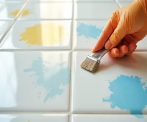 jak usunąć farbę z płytek ceramicznych