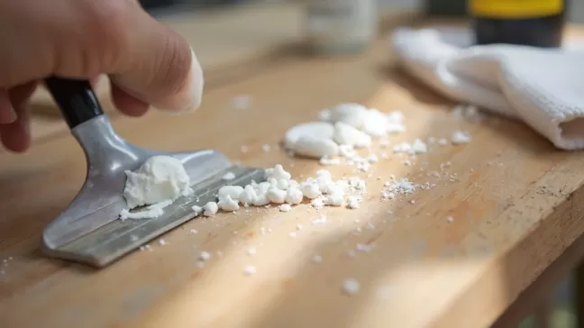 jak usunąć klej montażowy