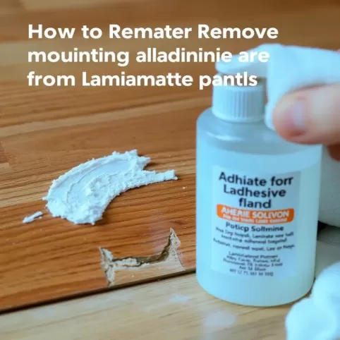 Jak usunąć klej montażowy z paneli