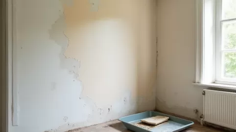 Jak usunąć starą farbę akrylową ze ściany