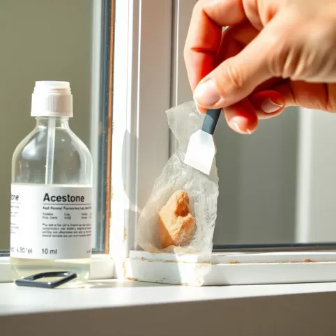 Jak usunąć taśmę klejącą z okna plastikowego