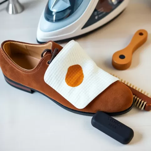 Jak usunąć wosk z butów zamszowych