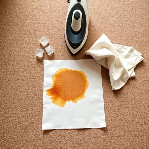 Jak usunąć wosk z dywanu