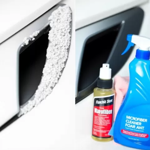 Jak usunąć wosk z plastiku