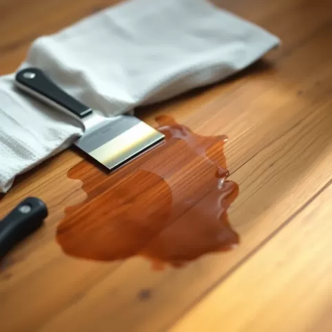 Jak usunąć wosk z podłogi drewnianej