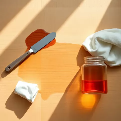 Jak usunąć żywicę z drewna