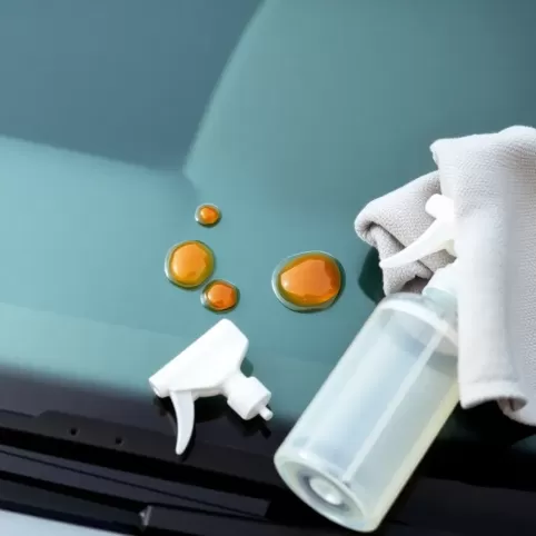 Jak usunąć żywicę z szyby auta