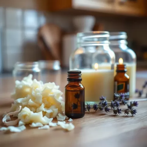 Jak zrobić świece z wosku sojowego