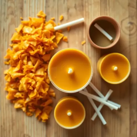 Jak zrobić tealight z wosku pszczelego